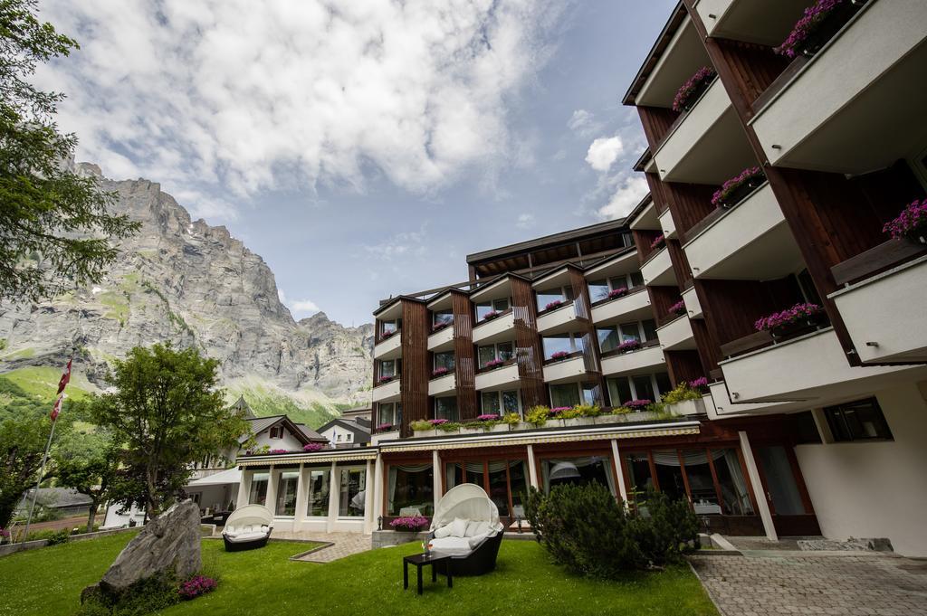 Hotel Quellenhof Leukerbad Exterior foto