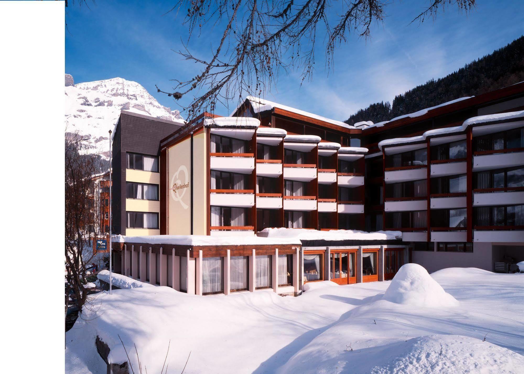 Hotel Quellenhof Leukerbad Exterior foto